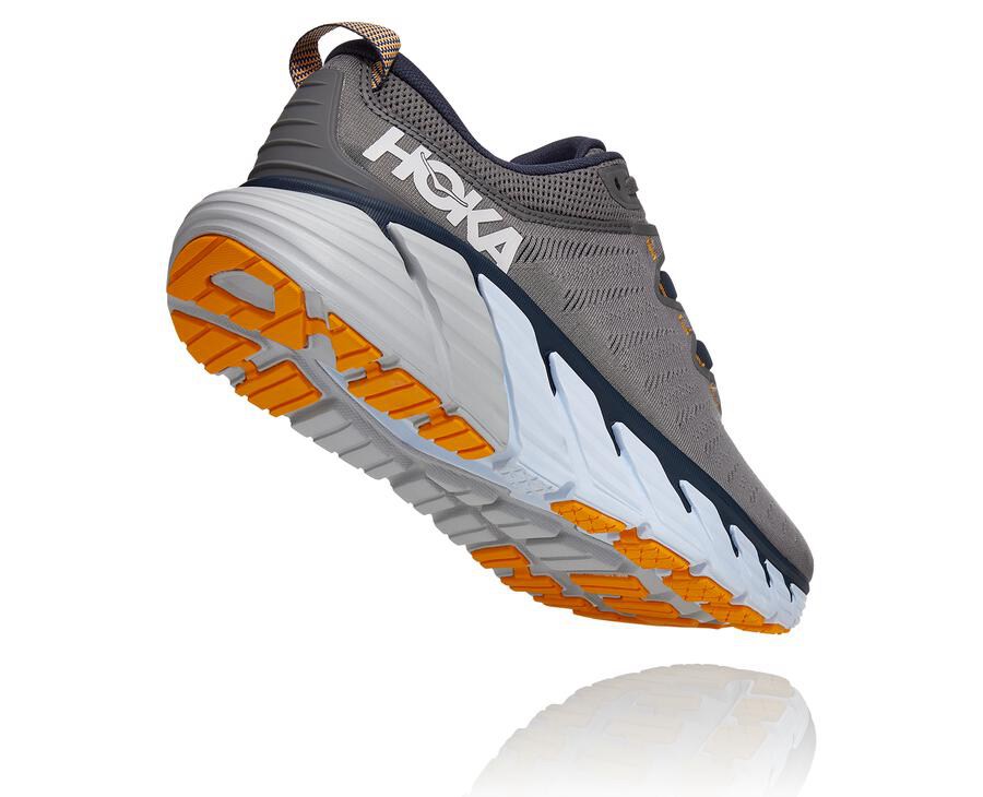 Hoka Australia One One Gaviota 3 - Mens Running Shoes Grey - AFNEW-1204